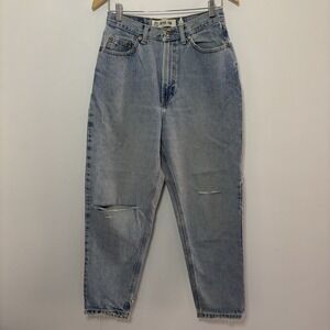 VTG Y2K Gap 90s No. 9 Reverse Fit Jeans 28"Waist High Rise Mom Denim Distressed
